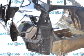 Quarter wing rear left Tesla Model 3 18- on the body, black, bumps, dented corner