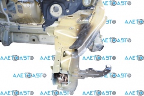 Tesla Model 3 18 front left quarter - on the body, black, dented threshold