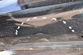 Tesla Model 3 18 front left quarter - on the body, black, dented threshold