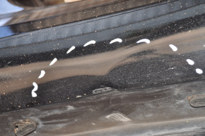 Tesla Model 3 18 front left quarter - on the body, black, dented threshold