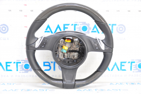 Naked steering wheel Porsche Panamera 14-16 leather black with carbon, heated