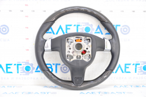 Naked steering wheel Porsche Panamera 14-16 leather black with carbon, heated
