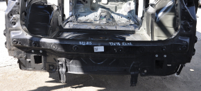 Rear panel VW Tiguan 18-24 2 parts, on the body, black