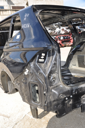 Quarter wing rear left VW Tiguan 18-24 long on the body, black