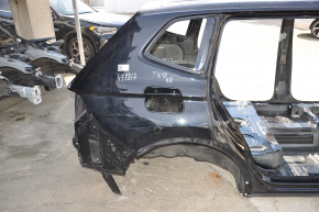 Quarter wing rear right VW Tiguan 18-24 long on the body, black, pokes
