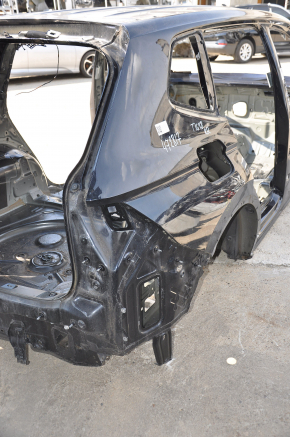 Quarter wing rear right VW Tiguan 18-24 long on the body, black, pokes