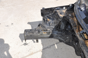 Front right quarter VW Tiguan 18-24 on the body, black