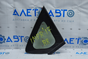 Window blind glass rear right Subaru Impreza 5d 17- black, seal peeled off