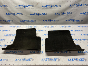 Set of floor mats for Ford Escape MK3 13-19 cloth black, type 2, dry cleanable