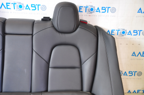 Rear row of seats 2nd row Tesla Model 3 18- leather black, heated, pressed