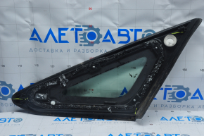 Window blind glass rear left Hyundai Sonata 15-17 petrol, scratches on chrome