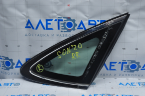 Window blind glass rear right Hyundai Sonata 20-22 petrol, scratches on chrome