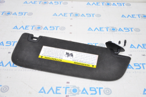 Left visor Porsche Panamera 10-16 Alcantara black