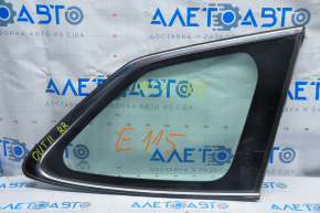 Window blind glass rear right Subaru Outback 10-14 green tint, air under the tint, cut seal
