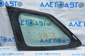 Window blind glass rear right Subaru Outback 10-14 green tint, air under the tint, cut seal