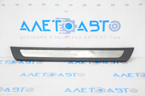 Door sill trim front left Jeep Grand Cherokee WK2 11-21 black with chrome, worn