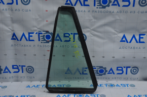 Subaru Outback 10-14 rear left triangle door glass with seal, green tint