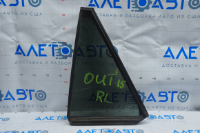 Door glass triangle with seal rear left Subaru Outback 15-19 black tint