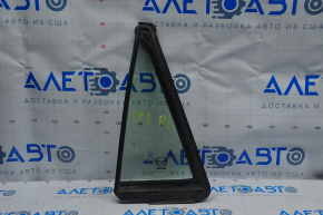 Mazda CX-5 13-16 green rear left triangle door glass with seal