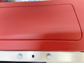 Airbag knee driver's left Porsche Panamera 10-16 with lining, red leather, scratches