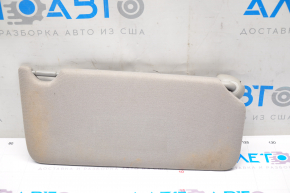 Left visor Honda Accord 13-17 gray, without hook for dry cleaning, rust