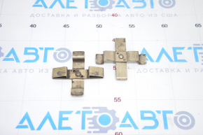 Brake pad mounting bracket front left 2pcs (set) Porsche Panamera 10-16