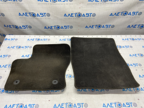 Set of floor mats for Ford Escape MK3 13-19 cloth black, type 2, dry cleanable
