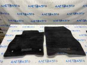 Set of floor mats Nissan Leaf 13-17 cloth black, dry cleanable