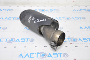 Exhaust pipe tip left outer Porsche Panamera 14-16 4.8 GTS with clamp