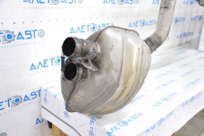 Exhaust pipe assembly Porsche Panamera 14-16 4.8 GTS resonator with barrels