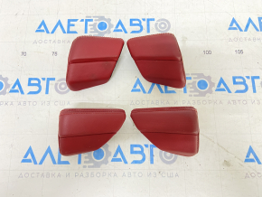 Complete set of seats Porsche Panamera 10-16 with airbag, electric, heating, ventilation, memory, red leather, Sport, + interior cards set, + central console front, rear, scratches, need