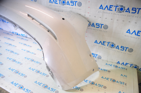 Rear bumper bare Tesla Model 3 18 - white, for parking sensors, scratches