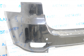 Bare rear bumper Jeep Grand Cherokee WK2 16-21 upper part, for parking sensors, for BSM, black, broken mount