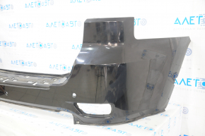 Bare rear bumper Jeep Grand Cherokee WK2 16-21 upper part, for parking sensors, for BSM, black, broken mount