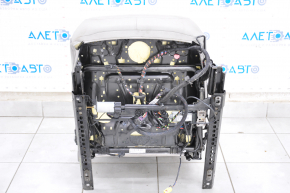 Driver's seat VW Passat b8 16-19 USA without airbag, electric, gray leather, without headrest, without control