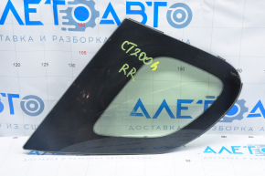 Window blind glass rear right Lexus CT200h 11-17 torn seal