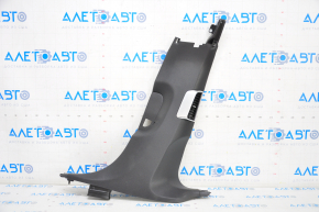 Center pillar trim lower right Porsche Panamera 10-16 black