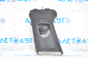 Center pillar trim upper belt left Porsche Panamera 10-16 Alcantara black