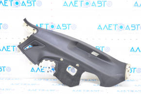 Rear pillar trim left lower Porsche Panamera 10-16 leather black, dented leather