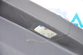 Rear pillar trim left lower Porsche Panamera 10-16 leather black, dented leather