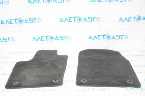 Set of floor mats for Jeep Grand Cherokee WK2 11-21 black cloth, type 2, for cleaning