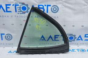 Triangle door glass with seal, rear left, Lexus ES300h ES350 13-18, without curtain