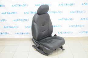 Chevrolet Volt 16 passenger seat - with airbag, manual, black leather, blue stitching, heated