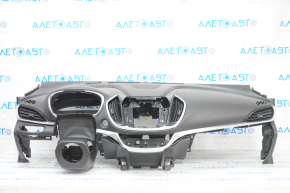 Torpedo front panel with AIRBAG Chevrolet Volt 16- black, scratches