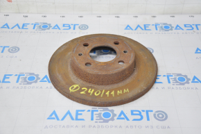 Rear right brake disc Fiat 500 12-19 240/11mm rusty