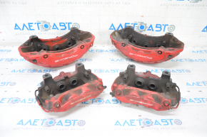Set of calipers Porsche Panamera 10-16 red