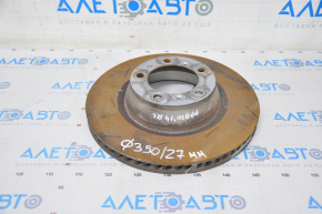 Rear left brake disc Porsche Panamera 10-16 4.8 350/27mm
