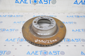 Brake disc rear right Porsche Panamera 10-16 4.8 350/27mm