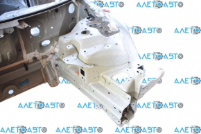 Tesla Model 3 18 front left quarter panel - on body, white PPSW, bump on threshold
