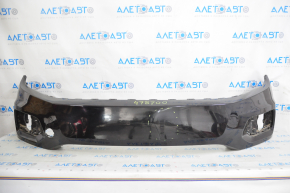 Front bumper bare VW Tiguan 12-17 rest, black LC9X, pressed, break fastening